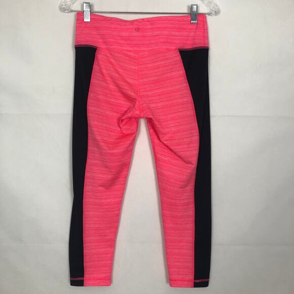90 Degree by Reflex Mid-Rise Neon Pink & Black Leggings Size S - Picture 5 of 8